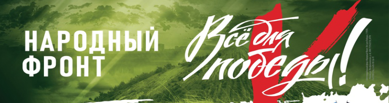 Все для победы. Народный фронт.